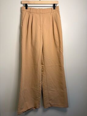 Women’s Abercrombie & Fitch Curve Love Sloane Tailored Wide Leg Pant size 8R